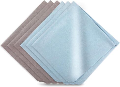 4PCS Extra Large Microfiber Cleaning Cloths 12 x 12 Inch Glasses Cleaning Cloth for Eyeglasses Lens Glasses Reusable Eyeglass Cleaner Cloths in Saudi Arabia