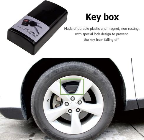 Multipurpose Magnetic Key Box Holder Emergency Key Secret Organizer Securely Store Your Spare Keys, Magnetic Hidden Car Key Box Holder Suitable For Indoor And Outdoor、 Car、Truck、Home、Office And Travel in Saudi Arabia