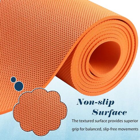 Nuanchu 16 Pack 68" x 24" x 4 mm Yoga Mats Bulk Gym Mats Bundle Thick Eva Yoga Mats for Kids and Adult Latex Free Exercise Mats with Non Slip Texture for Outdoor Yoga, Workout or Pilates in Saudi Arabia