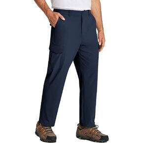 COOFANDY Men's Hiking Cargo Pants Lightweight Quick Dry Outdoor Work Pants for Golf Athletic Travel with Multi Pockets