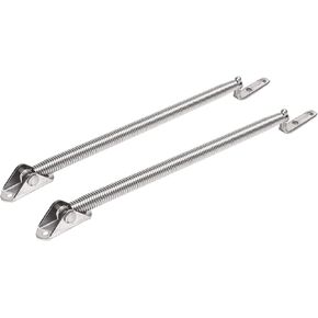 Boat Hatch Support Spring 8-1/4in 2pcs Hatch Lid Support Spring Adjuster 304 Stainless Steel Support Bar for Marine Yacht RV Camper Door Lid