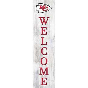 Fan Creations NFL Kansas City Chiefs Unisex Kansas City Chiefs 24" Welcome Leaner, Team, 24 inch