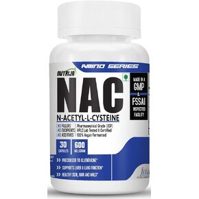 NAC (N-Acetyl L-Cysteine) 600mg - 30 Capsules
