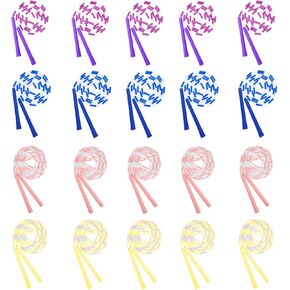 20 Pack Jump Ropes Jump Rope for Women Adjustable Length Jump Rope for Women Men Exercise Training Workout Weight Loss
