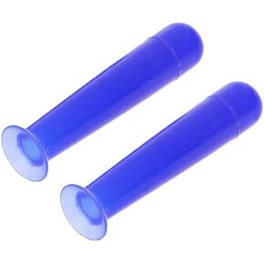 Jowxsx 2Pcs Blue Handy Silicone Contact Lenses Small Suction Cups Stick RGP Inserter Remover Contact Lens Cases Accessories for Health and Household
