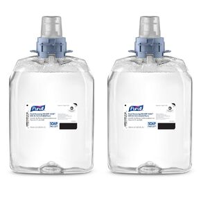 PURELL HEALTHY SOAP BAK E2 Antimicrobial Foam, Fragrance Free, 2000 mL Refill for PURELL FMX-20 Manual Soap Dispenser (Pack of 2) – 5294-02 - Manufactured by GOJO, Inc.