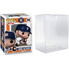Funko Pop! Jose Altuve Houston Astros Vinyl Figure #101 with Protective Case, Navy/Tan/White