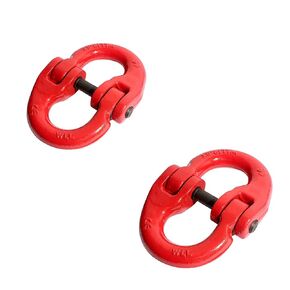 3.15T Hammerlock Coupling Link Chian Link Coupling Link,Hammer Lock Chain Connector for Lifting Conncting 2 Pcs 6900lbs