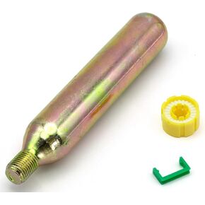 CO2 Kit Cartridge Cylinder 24/33 Gram for Inflatable Life Jackets Lifesaving Belt Replacement Refill Metal Bottles 1/2-inch Thread