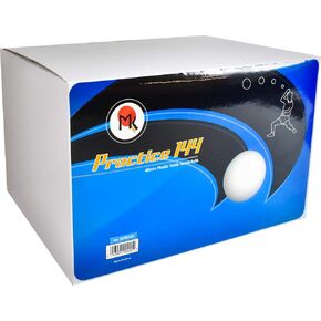 Practice Table Tennis Balls – Box of 144 MK Practice Table Tennis Balls – 40mm Ping Pong Balls – White MK Practice Balls – Affordable – Ideal for Practice