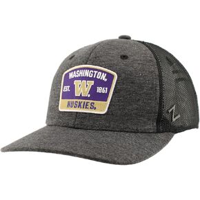 ZHATS Standard NCAA Officially Licensed Trucker Hat Carson Patch Switchback Black, One Size