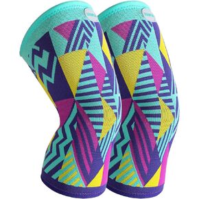 Sport Knee Brace for Women & Men - Knee Compression Sleeve for Running Knee Pain, Workout Sports Brace for Basketball