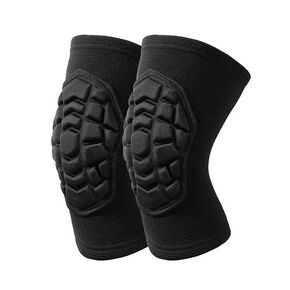 Volleyball Knee Pads for Running Cycling Rollerblading, Lightweight Youth Knee Sleeves for Skateboard Basketball Boys, Soft Knee Pad for Roller Skates Scooter Riding Biking Girls, Black S