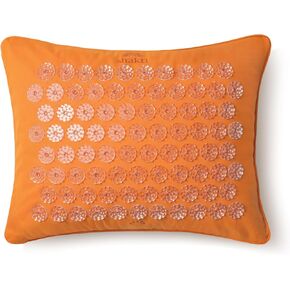 ShaktiMat Premium Acupressure Pillow, Original Intensity in Amber, Massage Muscles, Aid Sleep & Unlock Inner Tension | Similar to Acupuncture, No Needles Required | FSA/HSA Eligible