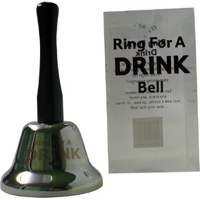 Fairly Odd Novelties Ring for a Drink Novelty Handbell
