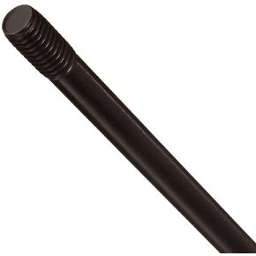 Carbon Steel Stud, Ends Threaded Unequally, Black Oxide Finish, M8-1.25 Threads, 95mm Length, 31mm/12mm Threaded Lengths, Made in US (Pack of 2)