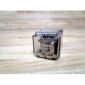TE CONNECTIVITY/POTTER & BRUMFIELD KRPA-11AG-120 Power Relay, DPDT, 120VAC, 10A, Plug in
