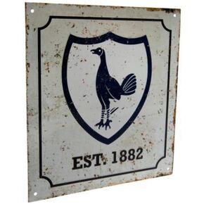 Tottenham Hotspur FC Official Retro Logo Sign