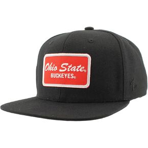 ZHATS Standard NCAA Officially Licensed Hat Flat Snapback Z11 Brick Black, One Size