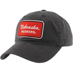 ZHATS Men's Standard NCAA Officially Licensed Hat Scholarship Patch Charcoal Brick, Grey, One Size