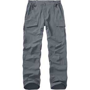Mens Hiking Pants Convertible Lightweight Quick Dry Fishing Safari Camping Travel boy Scout Pants