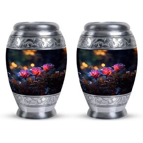 Glass Mushroom - Burial Cremation Urns - Small Keepsake Urns - 3 Inch - Pack of 1 - Decorative Memorial Urns - Funeral Cremation Urns for Ashes - Small Keepsake Urn - Mini Keepsake Urns