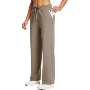 BALEAF Women's 28"/30" Straight Leg Sweatpants Wide Leg Athletic Lounge Pants Pockets Stretch Soft Workout
