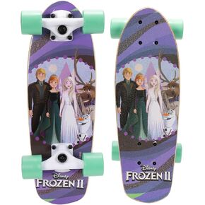 Disney Frozen 2 Kids Skateboard Cruiser - Officially Licensed 20 Inch Disney Skateboard for Girls and Kids Ages 8+