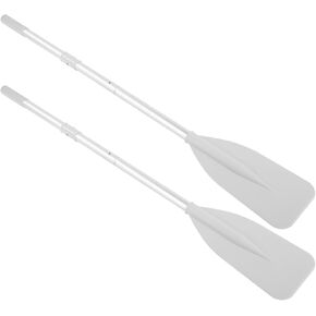 Oars For Row Boat ,High Toughness Inflatable Boat Dinghy Canoe Water Marine Sports Aluminium Alloy Oars 2Pcs Paddle with 2Pcs Rod Set