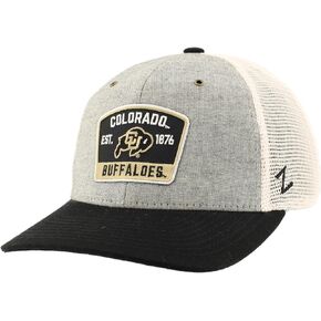 Zephyr Unisex Adult NCAA Officially Licensed Snapback Dylan Patch Switch Hat, Heather