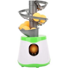 Table Tennis Serve Machine, Portable Table Tennis Trainer Automatic Launcher Robot with 10 Balls for Beginners/ Lovers Table Tennis Launcher