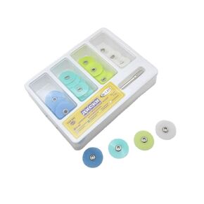 Dental Composite Finishing Polishing Dics 40Pcs Stem Assorted Kit Tool with Mandrel (12MM, Stem)