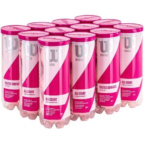 WILSON Intrigue All Court Pink Tennis Balls (1/2-Case)
