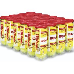 Wilson Championship Tennis Balls - 3 Ball Cans / 24 Can Case