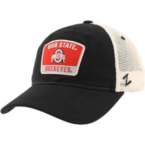 ZHATS Standard NCAA Officially Licensed Hat University Patch Switchback Black, One Size