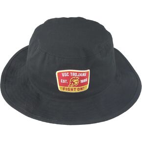 ZHATS Standard NCAA Officially Licensed Bucket Hat Patch Black Switchback, Large-X-Large