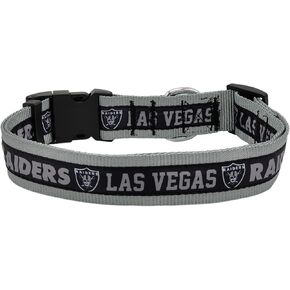 New & Improved Pets First NFL Oakland Raiders Licensed PET Collar, X-Large - Heavy-Duty, Strong, and Durable New Dog Collar. Available in 32 Football Teams and 4 Sizes