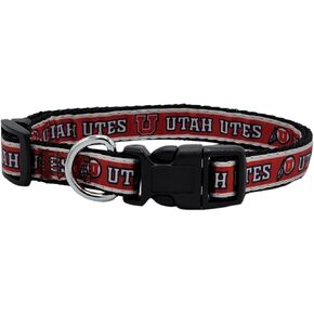 Pets First Collegiate Pet Accessories, Dog Collar, Utah Utes, Medium