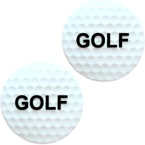 Premium Goft Sport Charms for Bogg Bag, Set of 2 PVC Rubber Inserts, Compatible with Bogg Bag Accessories, Beach Bag Charms Inserts Accessories for Women Girls