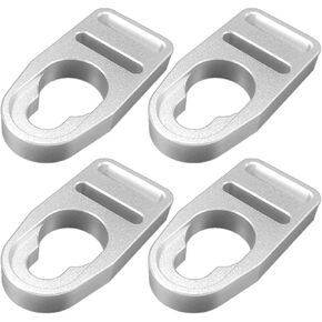 Upgraded Aluminum Kayak Seat Latches Compatible with Kayak Seat Replacement Kit Button Type Straps (4 Pack)