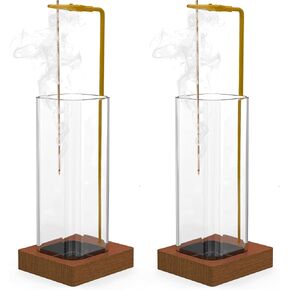 2 Pack Incense Holder, Incense Burner, Insence-Stick Holder Mess-Free Incense Burner Holder, Ideal for Meditation, Yoga, Relaxation, and Home Decor - Anti-Ash Flying