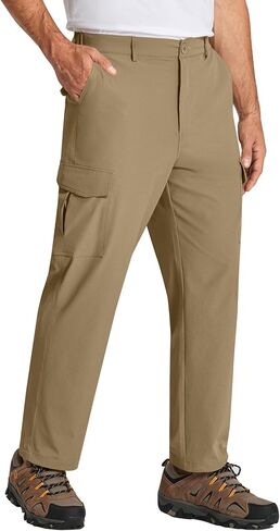 COOFANDY Men's Hiking Cargo Pants Lightweight Quick Dry Outdoor Work Pants for Golf Athletic Travel with Multi Pockets in Saudi Arabia