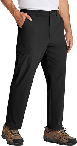 COOFANDY Men's Hiking Cargo Pants Lightweight Quick Dry Outdoor Work Pants for Golf Athletic Travel with Multi Pockets in Saudi Arabia
