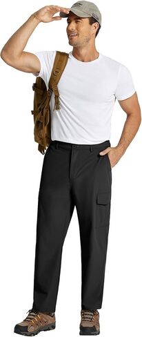 COOFANDY Men's Hiking Cargo Pants Lightweight Quick Dry Outdoor Work Pants for Golf Athletic Travel with Multi Pockets in Saudi Arabia