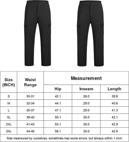 COOFANDY Men's Hiking Cargo Pants Lightweight Quick Dry Outdoor Work Pants for Golf Athletic Travel with Multi Pockets in Saudi Arabia