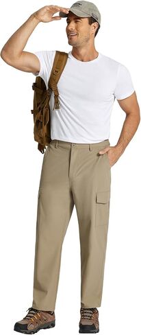 COOFANDY Men's Hiking Cargo Pants Lightweight Quick Dry Outdoor Work Pants for Golf Athletic Travel with Multi Pockets in Saudi Arabia