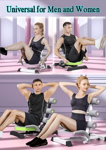 Sit Up Exercise Equipment, Abdominal Exercise Machine Ab Machine Abs Workout Equipment for Man Woman Home Gym (Color : Green) in Saudi Arabia
