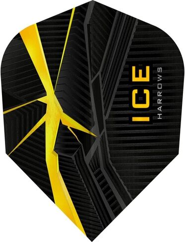 Harrows Ice Recut | 100 Micron Dart Flights, Standard No. 6, Multiple Set Sizes, Multiple Colours in Kuwait