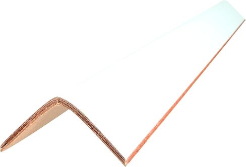 Aviditi EP2272120BX 0.120 Edge Protectors, Packed, 2" x 2" x 72" (Pack of 55), White in Saudi Arabia