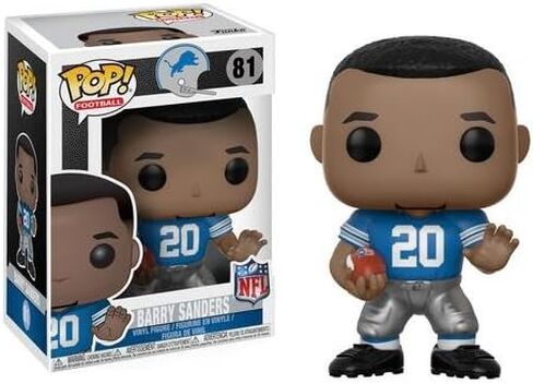 Funko Barry Sanders (Detroit Lions) NFL Legends Pop! Vinyl Figure (Bundled with Compatible Box Protector Case), Multicolor, 3.75 inches in Saudi Arabia